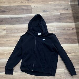 Nike Black Zip-Up Hoodie